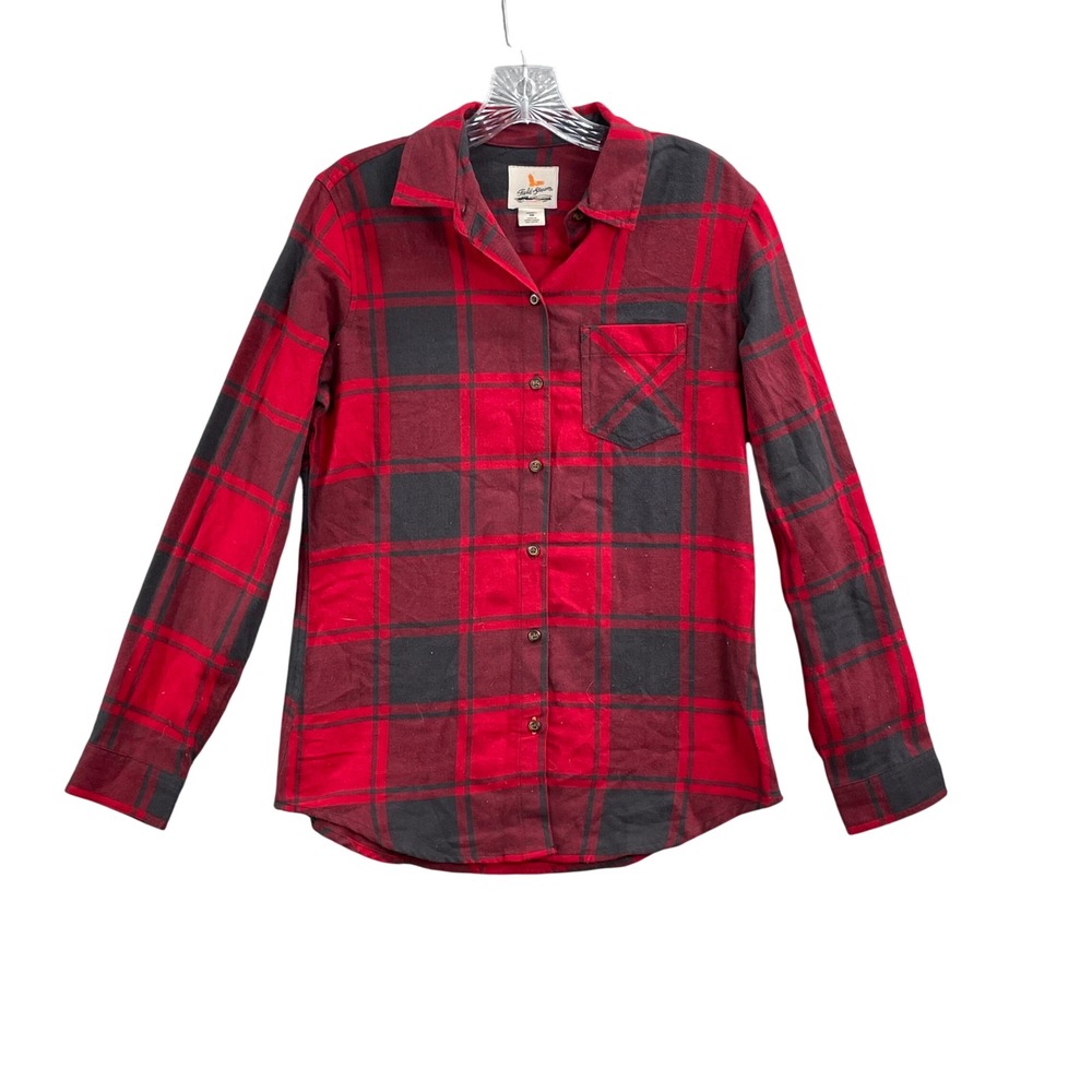 Field & Stream Flannel Shirt Mens Small Buffalo Plaid Logger‎ Western Academia